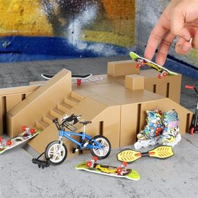 img 3 attached to Hometall Finger Skateboard: The Ultimate Toy for Remote Control & Play Vehicles Training