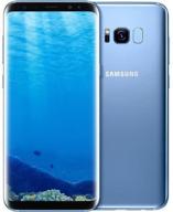 renewed samsung galaxy 💙 s8+ coral blue, 64gb for at&t logo