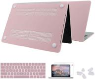 💻 utryit macbook pro 15 case 2018 2017 2016 - a1990/a1707 shell with keyboard cover - rose quartz - buy now! logo