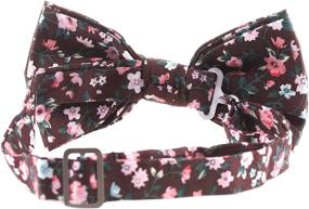 img 1 attached to 🌸 Floral Bowtie for Men - Stylish Man's Accessory with a Touch of Elegance