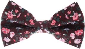 img 3 attached to 🌸 Floral Bowtie for Men - Stylish Man's Accessory with a Touch of Elegance