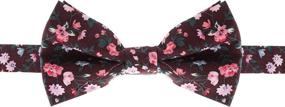 img 2 attached to 🌸 Floral Bowtie for Men - Stylish Man's Accessory with a Touch of Elegance