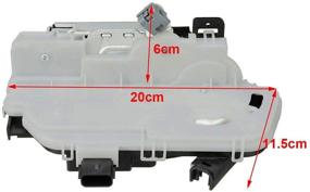 img 3 attached to Задняя левая дверь замок ручки актуатор для 2009-2019 годов Ford Explorer F150 Taurus Lincoln MKS - Высокое качество и надежность