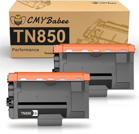 img 4 attached to 🖨️ CMYBabee High-Yield Toner-Cartridge Replacement for Brother TN850/TN820: Enhanced Performance for HL-L6200DW, MFC-L5900DW, and More (2 Black)