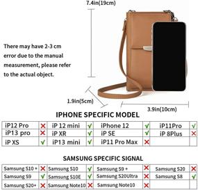 img 3 attached to Shoulder Crossbody CellPhone Lightweight Handbags Women's Handbags & Wallets