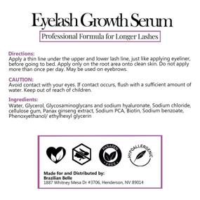 img 1 attached to 💖 Rapid Eyelash and Brow Growth Serum for Longer Lashes, Dermatologist-Certified Biotin Eyelash Growth Products – Top Eyelash Growth Serum Treatment