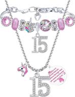 🎀 girls' jewelry and bracelets - birthday gifts: bracelet necklace jewelry logo