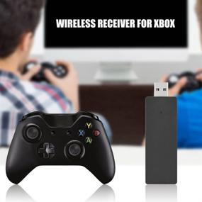 img 2 attached to 🎮 Windows 10 Compatible USB Wireless Receiver for Xbox One Wireless Gamepad on PC