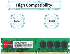 img 3 attached to Kuesuny 4GB Kit (2X2GB) DDR2 800MHz DIMM PC2-6300 PC2-6400 1