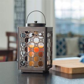 img 2 attached to 🕯️ Garden Candle Warmer Lantern for Efficient Top-Down Candle Melting in Oil Rubbed Bronze Finish by CANDLE WARMERS ETC