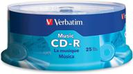 40x cd-r, 700mb/80min, branded, 25/pk - ver96155 logo