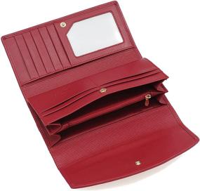 img 1 attached to ArtsEye Embossed Genuine Leather Trifold Women's Handbags & Wallets for Wallets