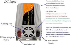 img 1 attached to ⚡ LiSos Pure Sine Wave 500w On-Grid Solar Inverter | DC11-28v to AC90-130v