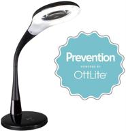 🔍 illuminate and magnify with ottlite led flexible magnifier desk lamp - 4 brightness levels, endorsed by the good housekeeping seal логотип