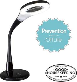 img 3 attached to 🔍 Illuminate and Magnify with OttLite LED Flexible Magnifier Desk Lamp - 4 Brightness Levels, Endorsed by The Good Housekeeping Seal