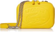 lacoste croco crossbody without color women's handbags & wallets for crossbody bags logo