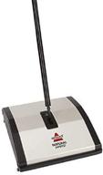 🔍 bissell natural sweep carpet and floor sweeper with dual rotating system: efficient cleaning with 2 corner edge brushes, silver - review and buy logo