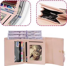 img 3 attached to INNIFER Tri Fold Wallets Leather Holder Women's Handbags & Wallets and Wallets