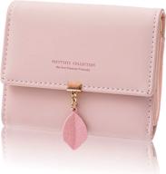 innifer tri fold wallets leather holder women's handbags & wallets and wallets logo