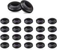 🍺 silicone airlock grommet for homebrewing, fermenter lid, beer, mead, wine, straws - 5/8" od, 3/8" id (20-pack) logo