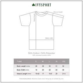 img 2 attached to 👕 Ivysport University Hoosiers Short Sleeve Charcoal: Stylish and Comfortable Collegiate Apparel