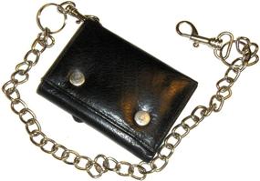 img 3 attached to Ultimate Leather Trifold Biker Wallet Chain: A Must-Have for Men's Accessories