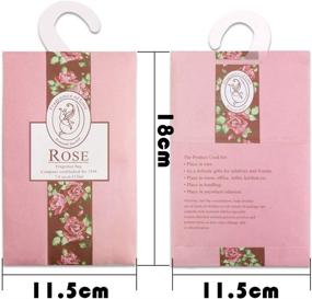 img 3 attached to 🌸 Owevvin 20 Packs Air Freshener Sachets: Scented Bags for Drawers & Closets with Hanger