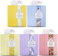 🌸 owevvin 20 packs air freshener sachets: scented bags for drawers & closets with hanger логотип