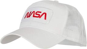 img 3 attached to 🚀 NASA Logo Patched Mesh Back Cap from e4Hats.com