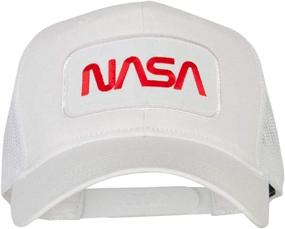 img 4 attached to 🚀 NASA Logo Patched Mesh Back Cap from e4Hats.com