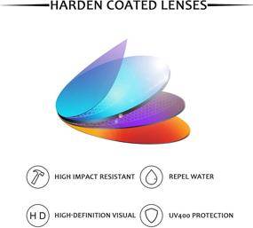 img 2 attached to Millersawp Squared Replacement Compatible Sunglass Pacific