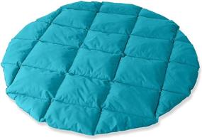 img 2 attached to 🌤️ Sky Island 5ft Diameter Swing Cushion: Water Resistant & UV Protected