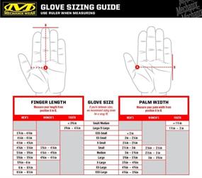 img 1 attached to 🧤 Enhance Safety and Comfort with Mechanix MFF 05 010 Elastic Cuff Mechanics Gloves