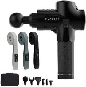 img 4 attached to 💪 FLX FITT Pro2 Massage Gun: Intelligent Percussion Therapy for Deep Tissue Muscle Recovery with Pain Relief - Includes 3 FLX FITT Athletic Quality Resistance Bands