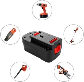 img 2 attached to 🔋 3600mAh 18V Replacement Battery for Black and Decker HPB18 Power Tools