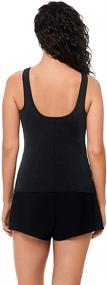 img 2 attached to Reebok Womens Performance Tankini Bathing