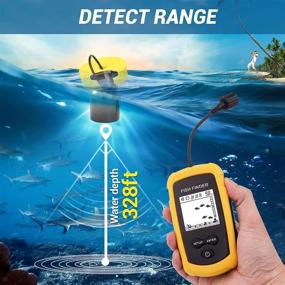 img 3 attached to 🎣 Portable Fish Finder with Sonar Sensor: Ideal for Boats, Kayaks, Ice Fishing, and More!