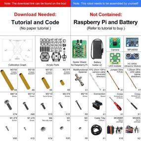 img 3 attached to Freenove Hexapod Robot Kit for Raspberry Pi 4 B 3 B+ B A+: Walking, Balancing, Live Video, Face Recognition