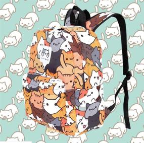 img 3 attached to 🎒 GK Atsume Canvas Backpack Shoulder: The Ultimate Stylish and Functional Travel Companion