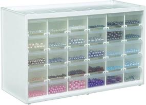 img 3 attached to 🗄️ ArtBin 6830PC Wall Mountable Storage Cabinet: 30 Drawer Art & Craft Organizer for Clear/White Organization
