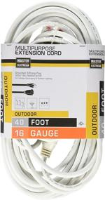 img 1 attached to 🔌 Master Electrician 02356 01ME: 40 Feet Extension Cord - Premium Quality Electrical Accessory