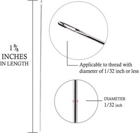 img 1 attached to 🧵 Иглы для бисера размером 10 (25 шт) с удобной трубкой для хранения игл для улучшения SEO