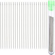 🧵 size 10 beading needles (25pcs) with convenient needle storage tube for enhanced seo logo