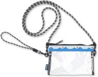 kavu exposed clear crossbody travel logo