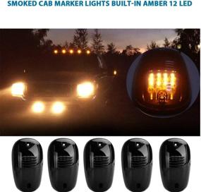 img 2 attached to 🚚 HOCOLO Amber LED Cab Marker Lights: Enhance Your Truck's Style & Safety!