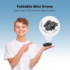 img 3 attached to 🚁 Mini Foldable Quadcopter for Kids and Beginners - 1080P HD Camera, RC Drone