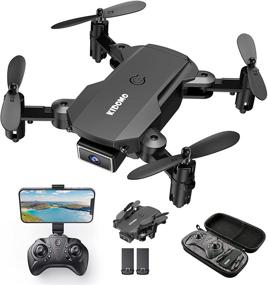 img 4 attached to 🚁 Mini Foldable Quadcopter for Kids and Beginners - 1080P HD Camera, RC Drone