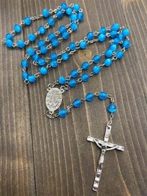 img 2 attached to 📿 Turquoise Miraculous Boys' Jewelry for Necklaces by Nazareth Store: Perfect Catholic Accessories