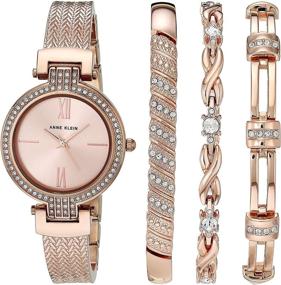 img 4 attached to 🕰️ Stylish Anne Klein Dress Watch: Women's Watches Collection