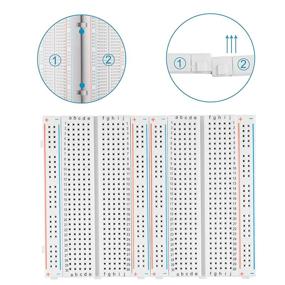 img 2 attached to Проводка для макетных плат безпайки Breadboard - ALLUS BB-009: 3шт 400 контактов с 4 линиями питания, двухсторонний скотч - Идеально подходит для проектов Raspberry Pi и Arduino.